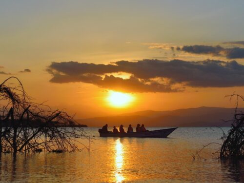 boat cruise on Lake Naivasha