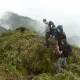 Hiking Mount Muhabura Volcano in Uganda