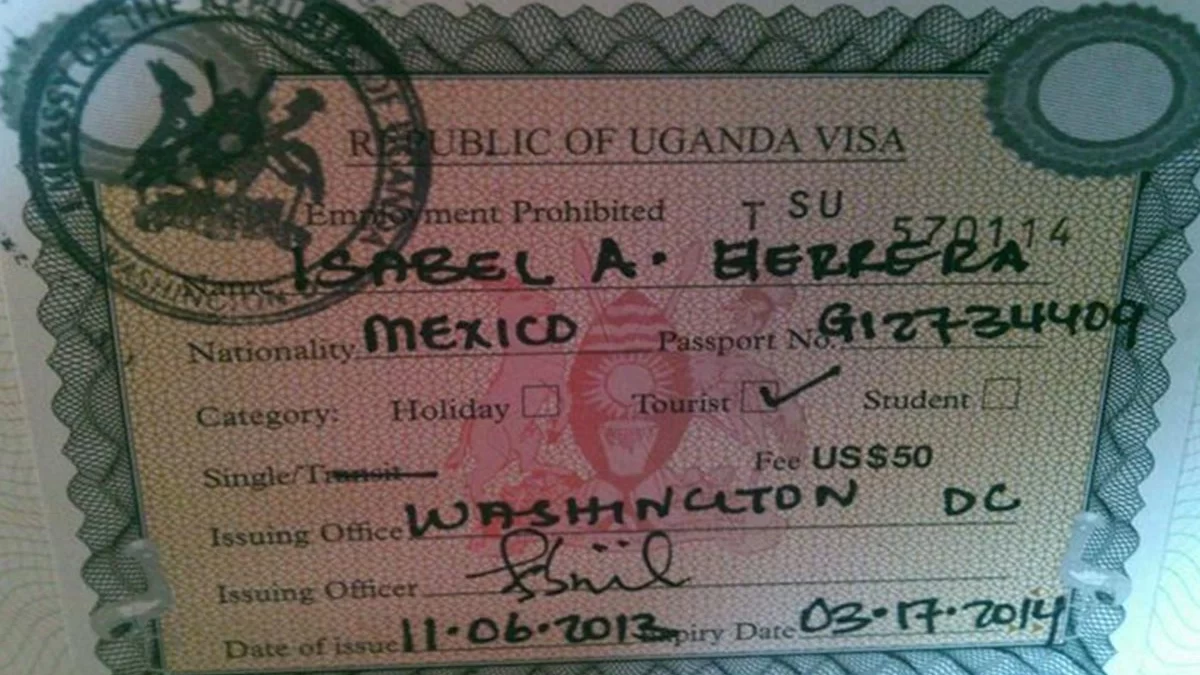 Uganda Tourist Visa Cost