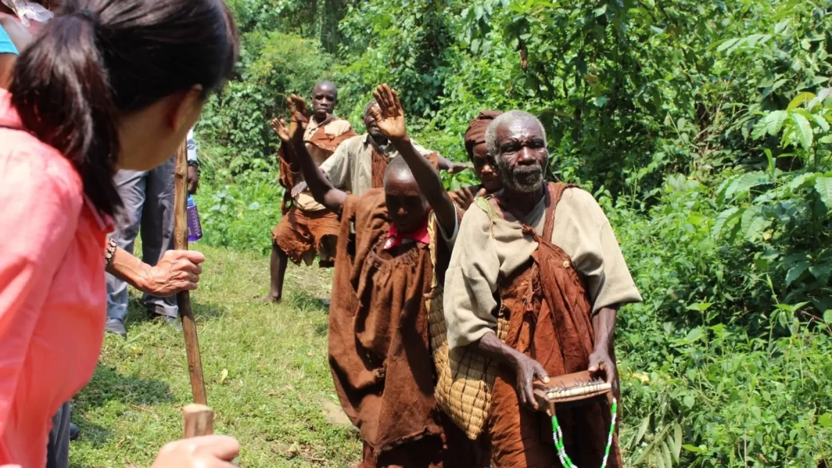 Buhoma Bwindi Batwa Experience - Filming the Batwa Pygmies in Uganda