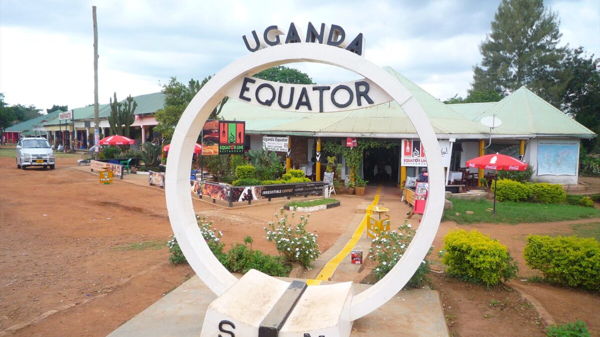 Visiting Equator Line in Uganda