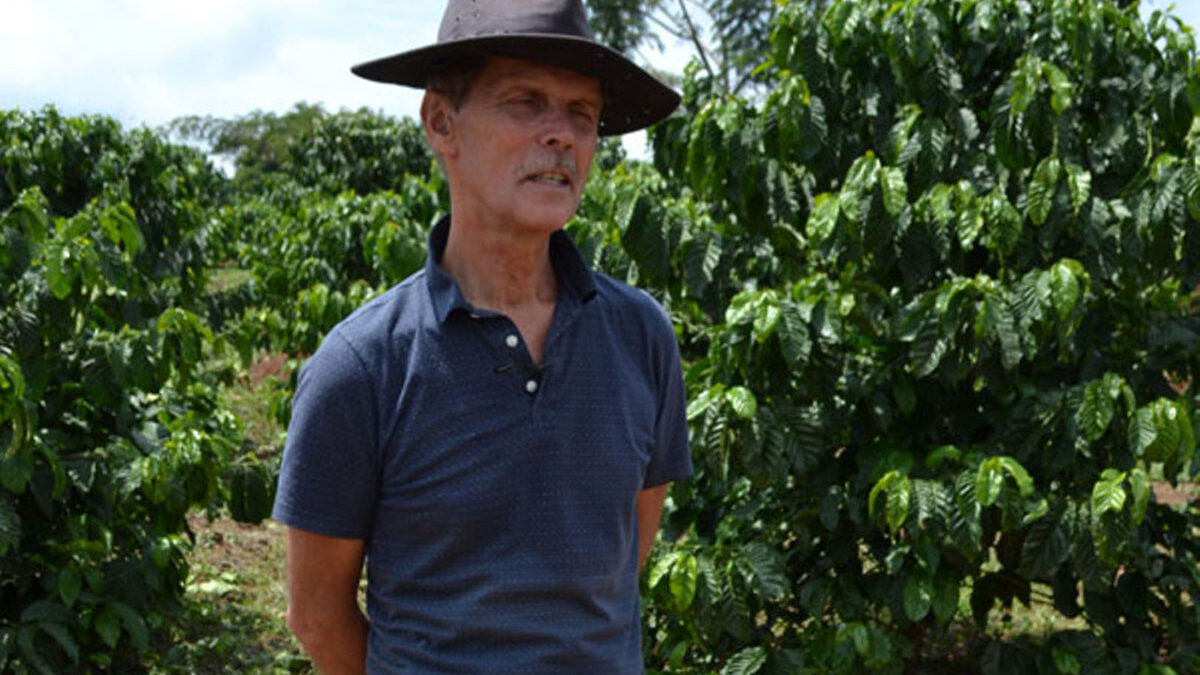 Dr. Ian Clarke Coffee Plantation Tour in Uganda