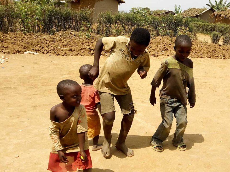 Filming at Nakivale Refugee Settlement in Uganda