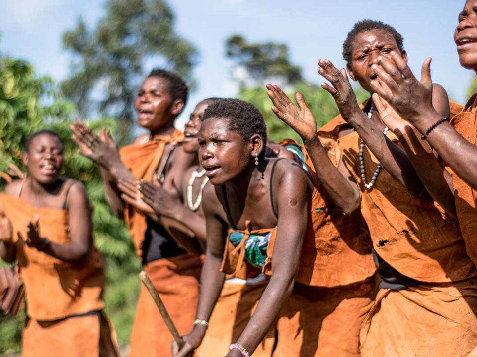 Filming the Batwa Pygmies/ People in DR. Congo